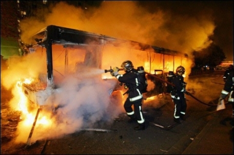 В Березниках сгорел водитель автобуса