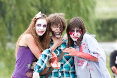 В воскресенье в Перми прошел Парад зомби. Фото