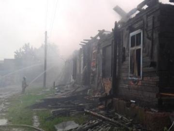 В Пермском районе сгорел 12-ти квартирный дом