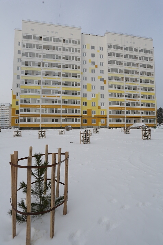 ПЗСП меньше, чем за год, построил новый дом в микрорайоне Пролетарский