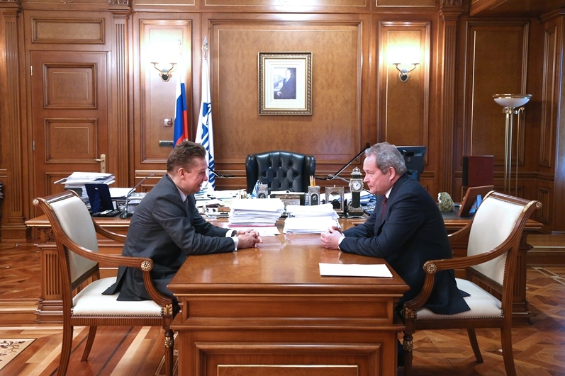 Алексей Миллер и Виктор Басаргин договорились о строительстве газопроводов в Пермском крае
