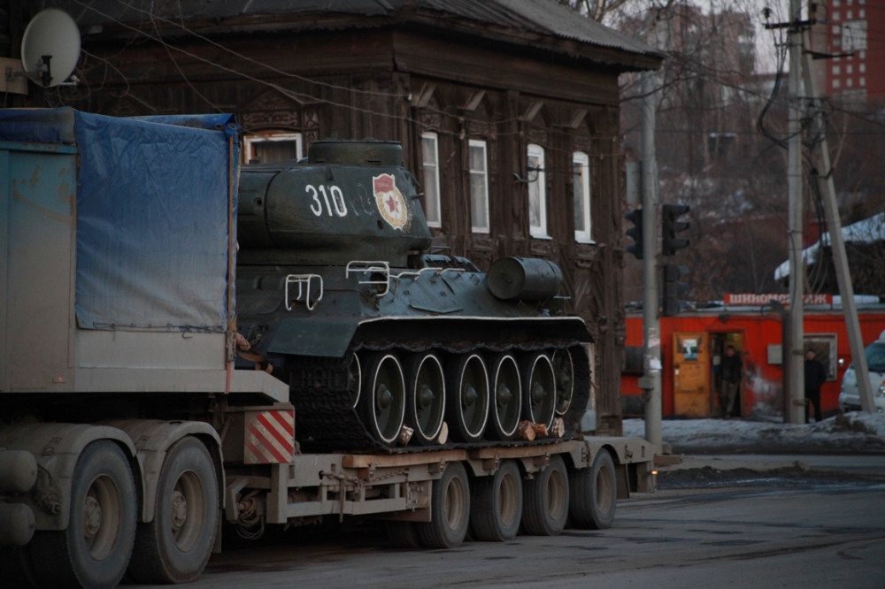 Прибыли! В Пермь приехал Т-34 – участник войны