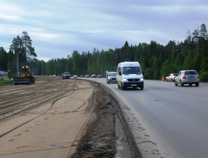Закончена реконструкция федерального участка автодороги Пермь-Краснокамск